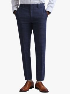 Костюмные брюки Chelia Airforce из смесовой шерсти Ted Baker, синий