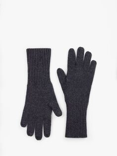 Кашемировые перчатки HUSH, уголь мергель