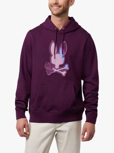 Толстовка Apple Valley Psycho Bunny, мощный фиолетовый