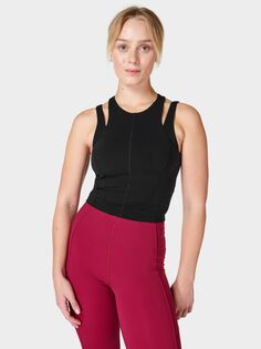 Майка для тренировок Power Contour Sweaty Betty, черный