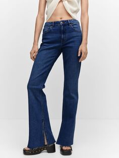 Расклешенные джинсы Elle Mango, открытый синий