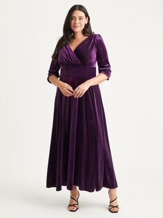 Платье макси Verity Scarlett &amp; Jo, фиолетовый