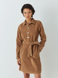 Вельветовое платье Regna Leon &amp; Harper, коричневый