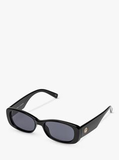 Женские солнцезащитные очки Unreal прямоугольной формы Le Specs, черный l5000165