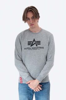 Базовый свитер Alpha Industries, серый