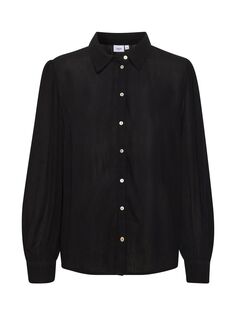 Повседневная рубашка на пуговицах Alba Saint Tropez, черный