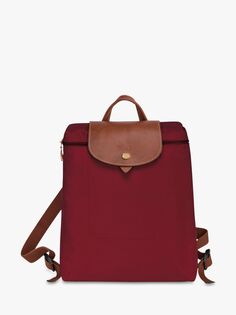 Рюкзак Le Pliage Original Longchamp, глубокий красный цвет