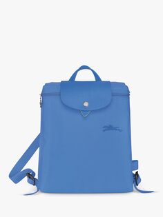 Рюкзак Le Pliage из переработанной парусины Longchamp, василек