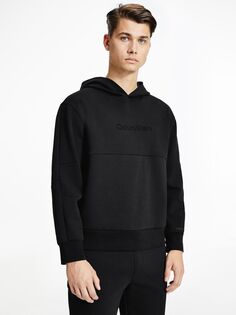 Толстовка с тисненым логотипом Calvin Klein, ск черный