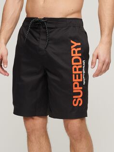 Спортивные шорты для досок Superdry, черный