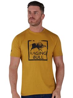 Футболка Wilderness Bull Raging Bull, желтый