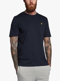 Футболка с короткими рукавами Slub Lyle &amp; Scott, темно-синий