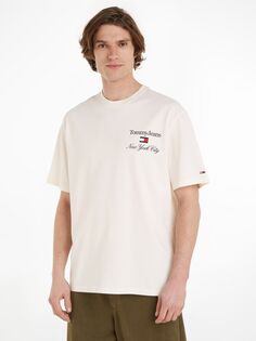Свободная спортивная футболка Tommy Jeans Tommy Hilfiger, белый