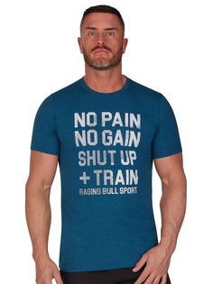 Спортивная футболка No Pain Raging Bull, синий