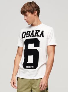 Стандартная монохромная футболка Osaka 6 Superdry, оптика