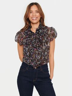 Рубашка с короткими рукавами Lilja Saint Tropez, мульти