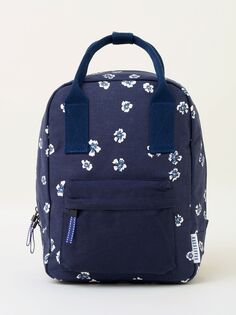 Классический рюкзак в горошек с цветочным принтом Brakeburn, темно-синий/мульти