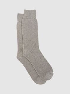 Махровые носки Alers из хлопковой смеси Reiss, серый меланж