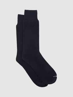 Махровые носки Alers из хлопковой смеси Reiss, темно-синий