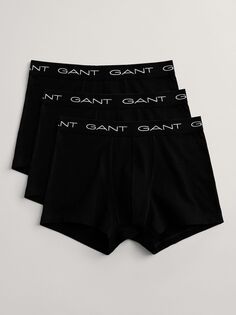 Трусы из хлопкового эластичного джерси GANT, черный