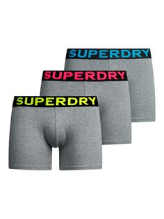 Трусы из смеси органического хлопка Superdry, серый мергель