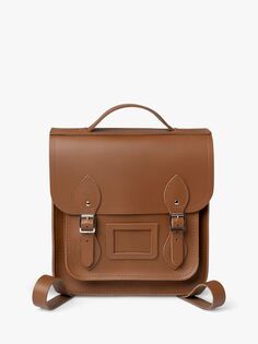 Маленький кожаный рюкзак Cambridge Satchel Portrait The Cambridge Satchel Company, винтаж