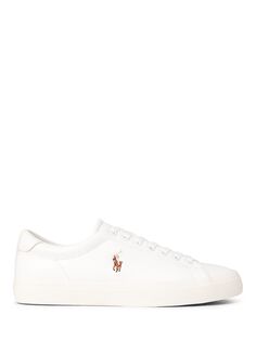 Кожаные кроссовки Polo Longwood Ralph Lauren, белый