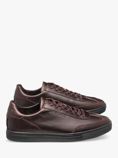 Кожаные кроссовки на шнуровке Deane CLAE, моржовый коричневый/черный