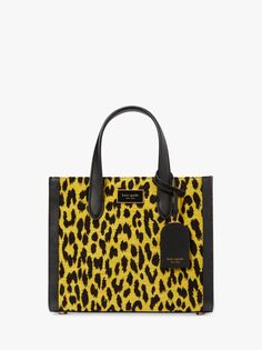 Большая сумка Manhattan с леопардовым принтом kate spade new york, дикая ромашка/мульти