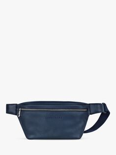 Кожаная поясная сумка Le Foulonné Longchamp, темно-синий