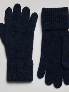 Незаменимые ребристые перчатки Superdry, темно-синий
