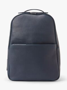 Кожаный рюкзак Осло John Lewis, темно-синий