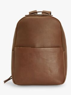 Кожаный рюкзак Осло John Lewis, коричневый