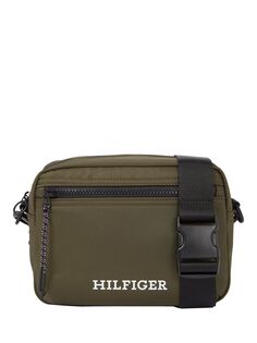 Репортерская сумка Monotype Tommy Hilfiger, армейский зеленый