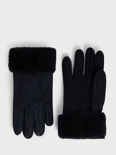 Перчатки Фантины из овчины Gerard Darel, темно-синий