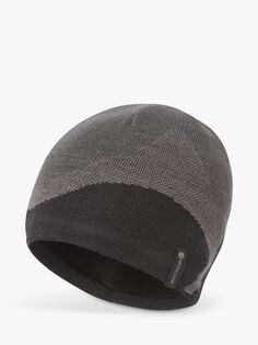 Шерстяная шапка-бини с логотипом Montane, черный