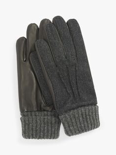 Кожаные пальмовые перчатки John Lewis, серый