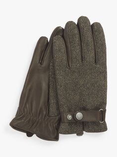 Кожаные пальмовые перчатки John Lewis, коричневый