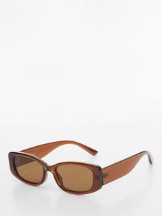 Женские прямоугольные солнцезащитные очки Didi Mango, коричневый