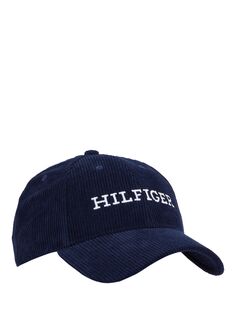 Вельветовая кепка Monotype Tommy Hilfiger, космический синий