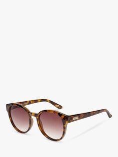 L5000183 Женские круглые солнцезащитные очки Paramount Le Specs, черепаховый/коричневый градиент
