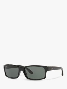 RB4151 Мужские прямоугольные солнцезащитные очки Ray-Ban, черный/серый