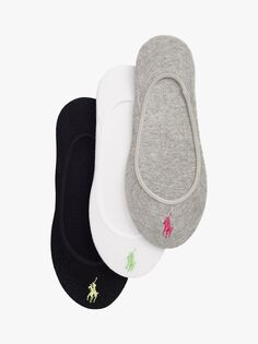 Носки-непоказы с логотипом Ralph Lauren, мульти