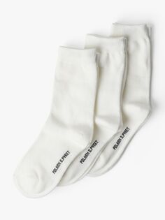 Детские носки из смесового хлопка Polarn O. Pyret, белый