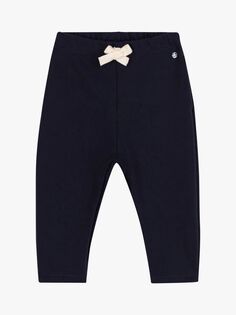 Детские хлопковые флисовые брюки Petit Bateau, дым