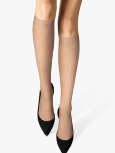 Носки до колена Satin Touch плотностью 20 ден Wolford, косметический