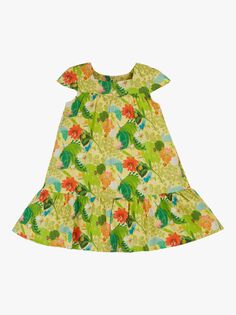 Детское платье Kew Gardens Наталья из органического хлопка Frugi, теплый дом