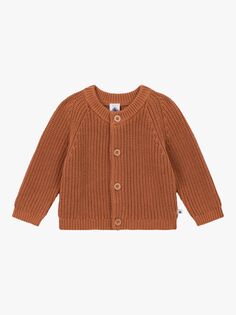 Детский вязаный кардиган Petit Bateau, алезан