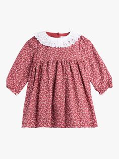 Платье с цветочным принтом Baby Bonnie Ditsy Trotters, ягода