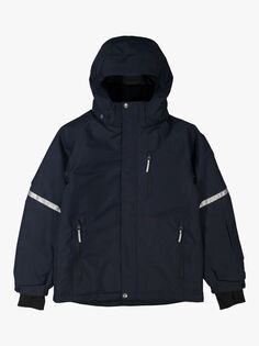 Детская ветрозащитная и водонепроницаемая лыжная куртка Polarn O. Pyret, синий